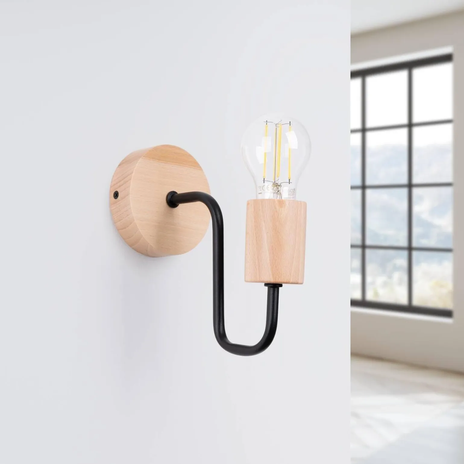 Kinkiet TIMBO czarny (SL.1668) - Sollux Lighting