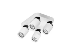 Kinkiet TOMI 4 kolor biały kwadrat (FH31314S1) - Azzardo