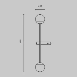 Kinkiet Touch (MOD285WL-L10BS3K) - Maytoni