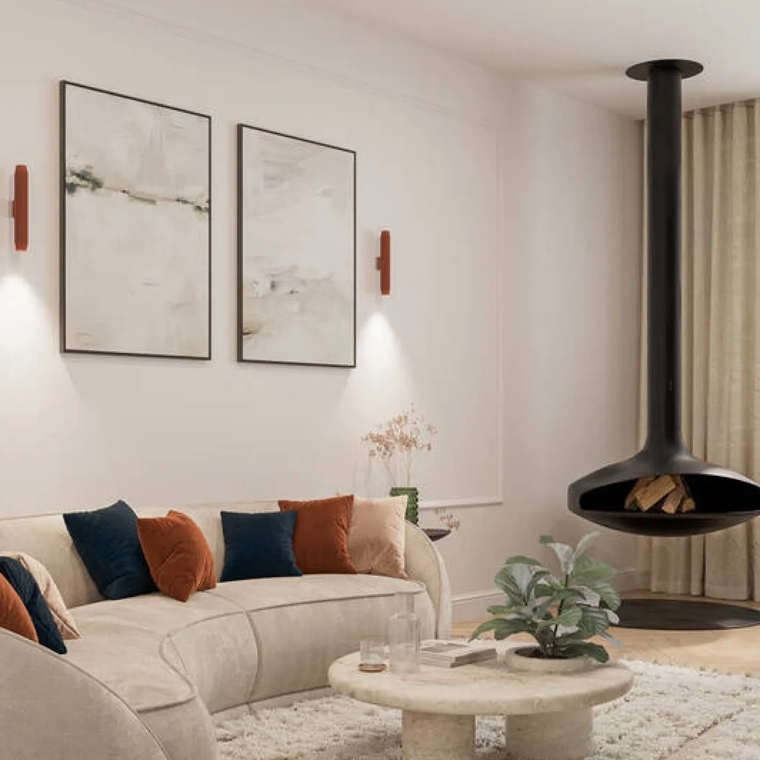 Kinkiet TRIBA mini LED M930 41° szary (26566-M930-WA-00-84) - Aqform