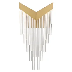 Kinkiet Vivien - Szczotkowane złoto (QN-VIVIEN-1W-BG) - Quintiesse