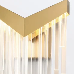 Kinkiet Vivien - Szczotkowane złoto (QN-VIVIEN-1W-BG) - Quintiesse