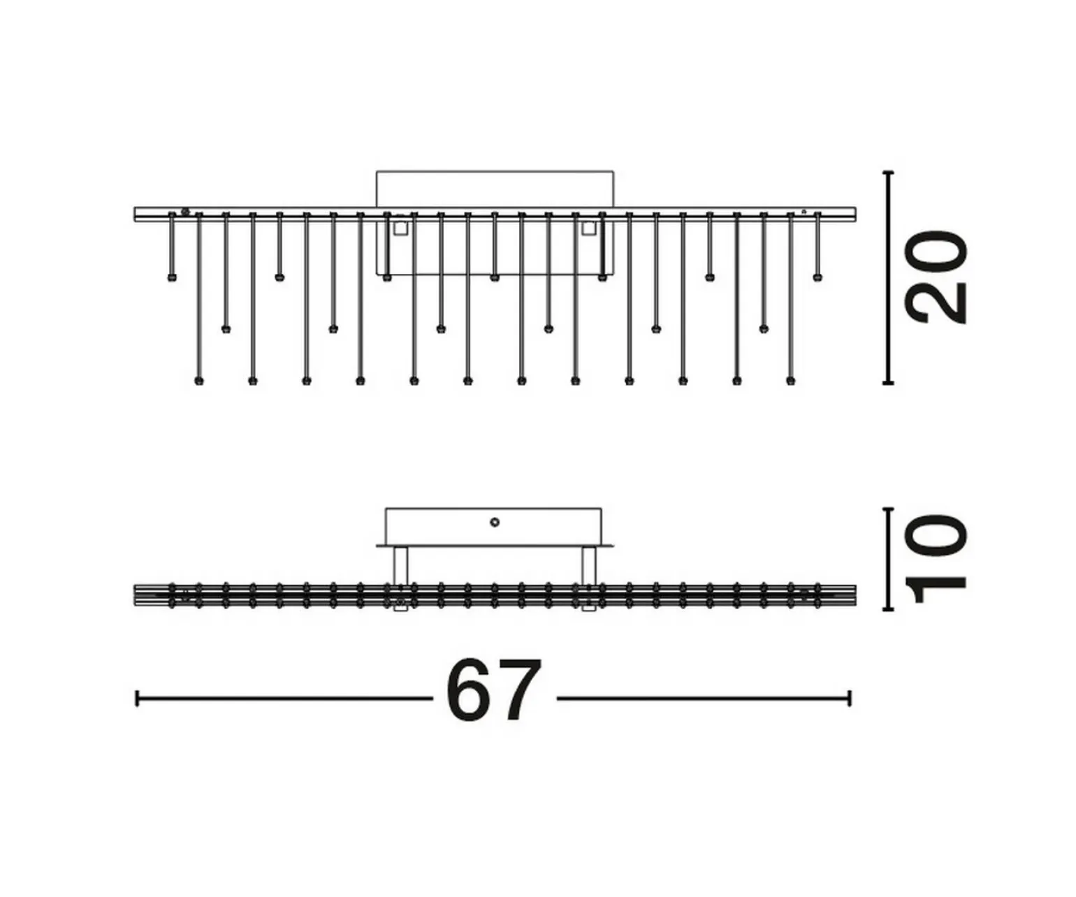 Kinkiet wewnętrzny HUARAZ (LE44449) - Luces Exclusivas