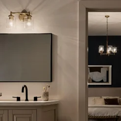 Kinkiet Winslow - 2 źródła światła - Naturalny mosiądz (KL-WINSLOW-2W-NBR) - Elstead Lighting