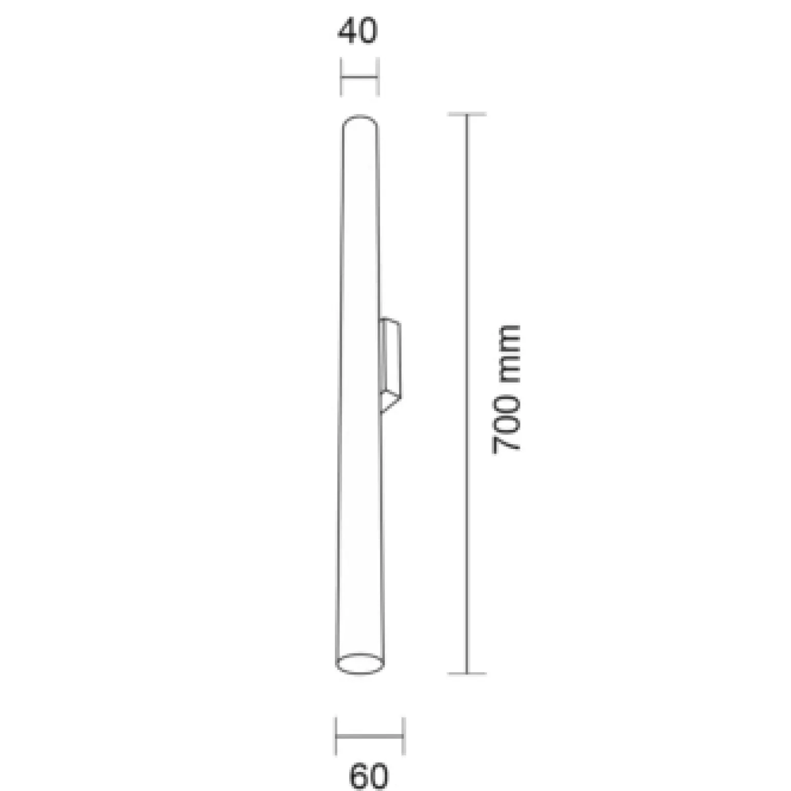 Kinkiet YABU IP44 (biały) (7749) - Shilo