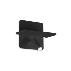 Kinkiet z ładowaniem USB Kinkiet PIANO Czarny (PIANO_AP_NERO) - Ideal Lux