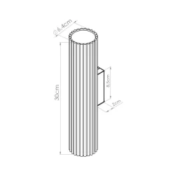 Kinkiet ze ściemniaczem Push Dimm/DALI2 IVAR zielony oliwkowy LED 3000K (TH.586) - Thoro Lighting