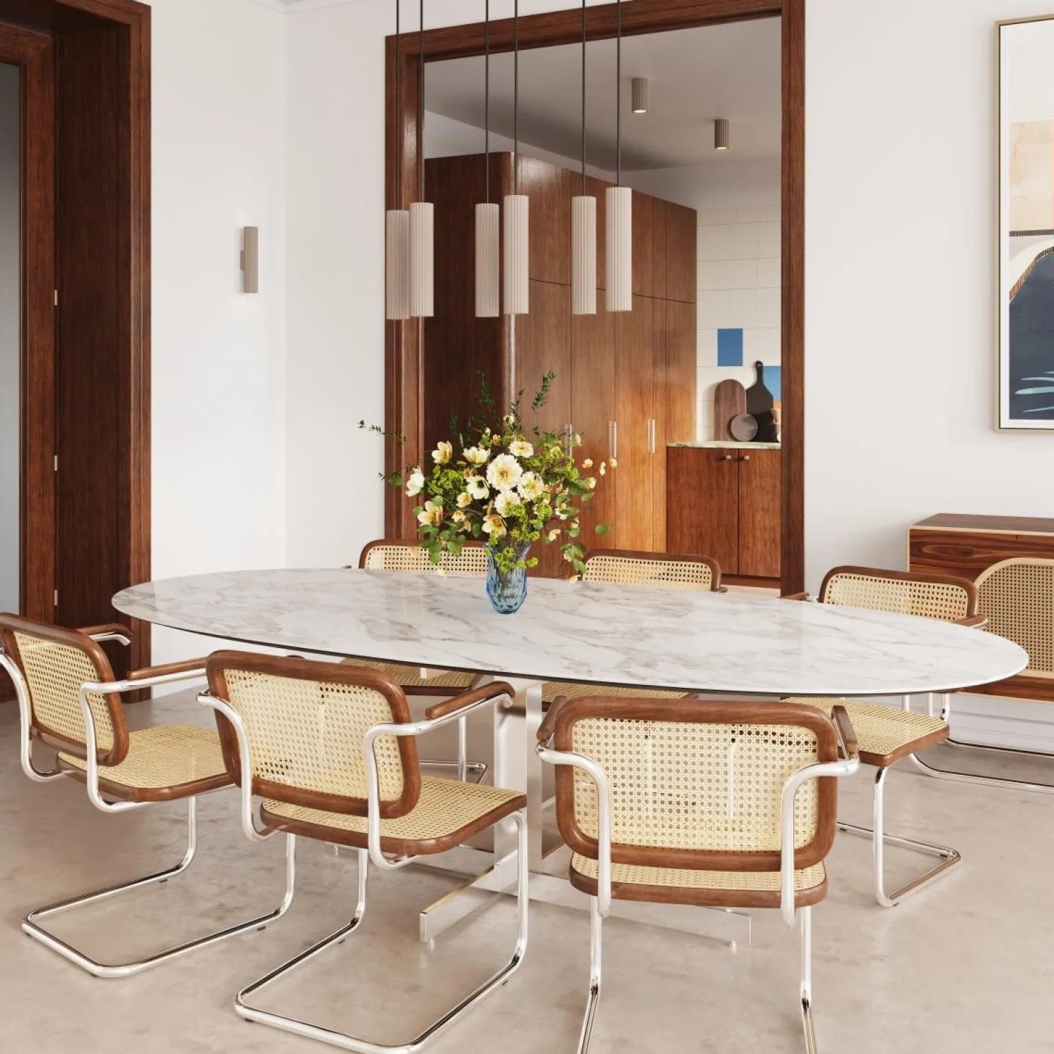 Kinkiet ze ściemniaczem Push Dimm/DALI2 IVAR taupe LED 4000K (TH.642) - Thoro Lighting