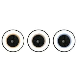 Kinkiet ze zmienną barwą Disk 18W 3CCT IP65 Czarny (ML1288) - Milagro