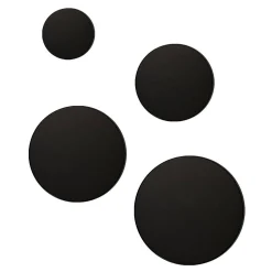 Kinkiet ze zmienną barwą światła Disk 15W 3CCT IP65 Czarny (ML1287) - Milagro