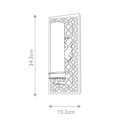 Kinkiet Ziggy (ZIGGY1-LG) - Elstead Lighting