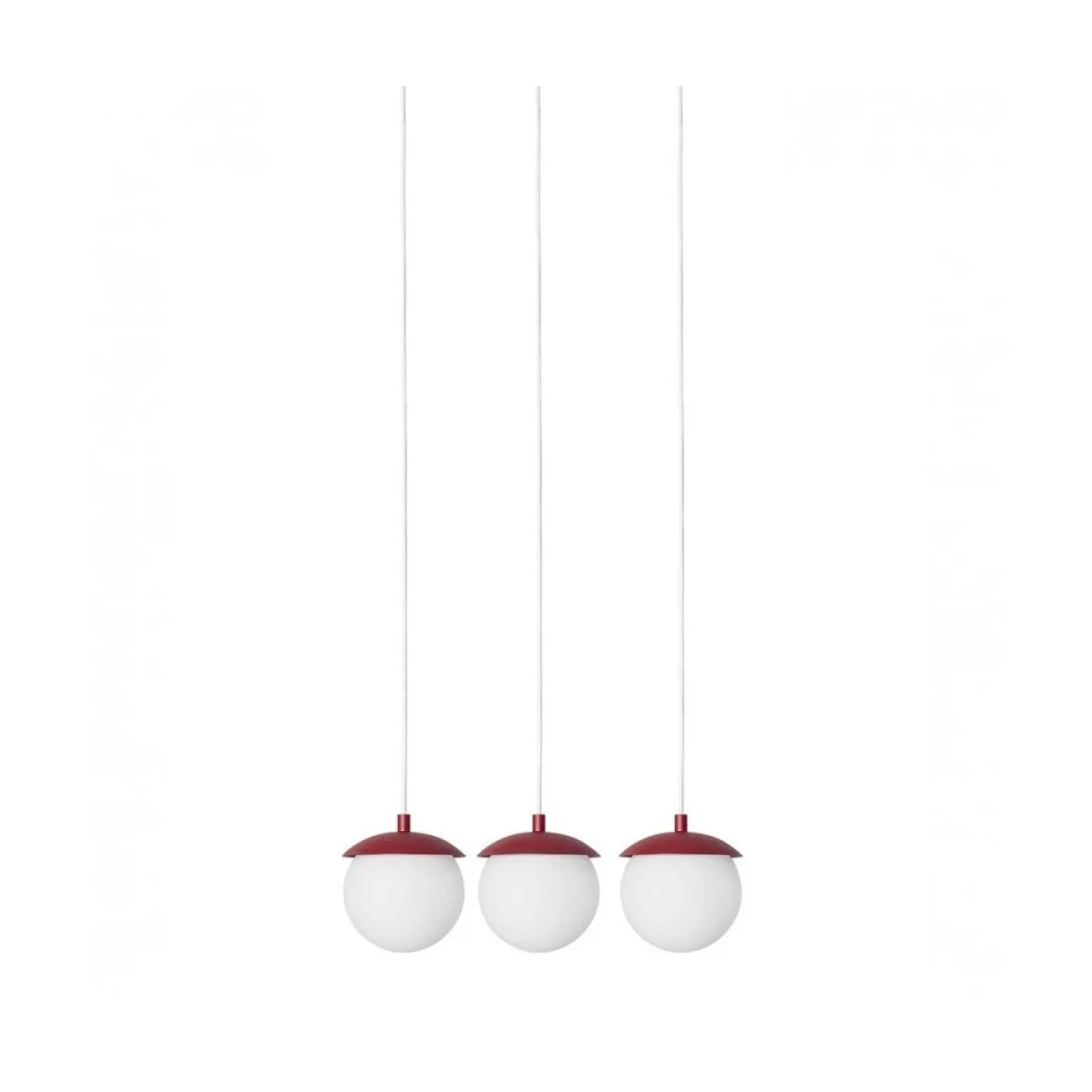 KUUL A burgundowa sufitowa lampa wisząca (KLA341P0) - Ummo