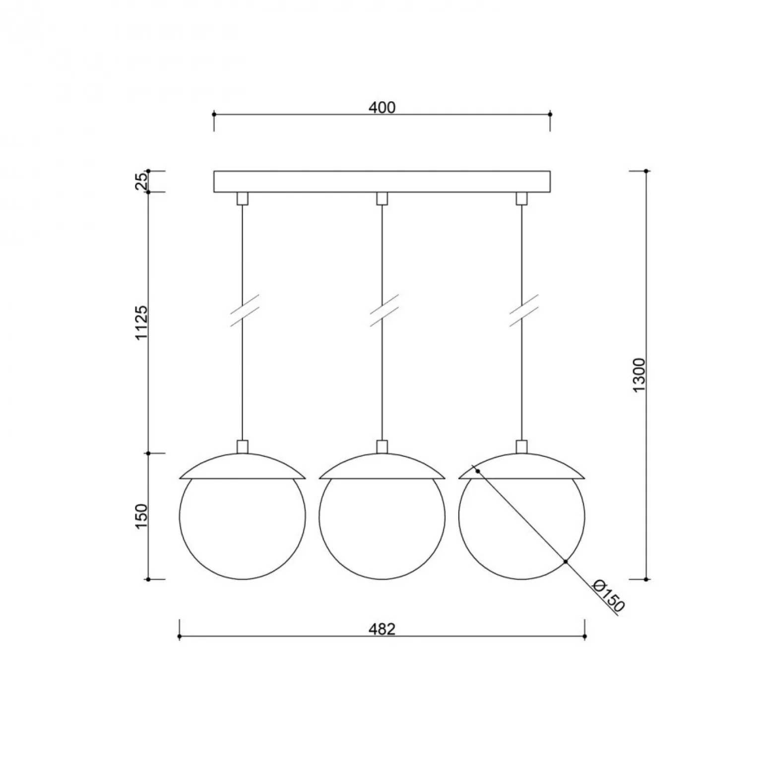 KUUL A burgundowa sufitowa lampa wisząca (KLA341P0) - Ummo