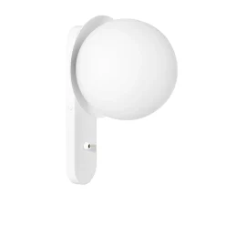 KUUL D1 Biała Lampa Ścienna / Kinkiet Z Włącznikiem (KLD11001) - Ummo