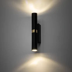 LAGOS BLACK GOLD KINKIET 2 (10145) - TK Lighting
