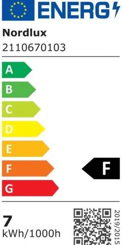 Lampa łazienkowa LANDON Nordlux LED Metal Czarny