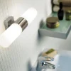 Lampa łazienkowa TANG Nordlux E14 2X25W Szkło Stal szczotkowana