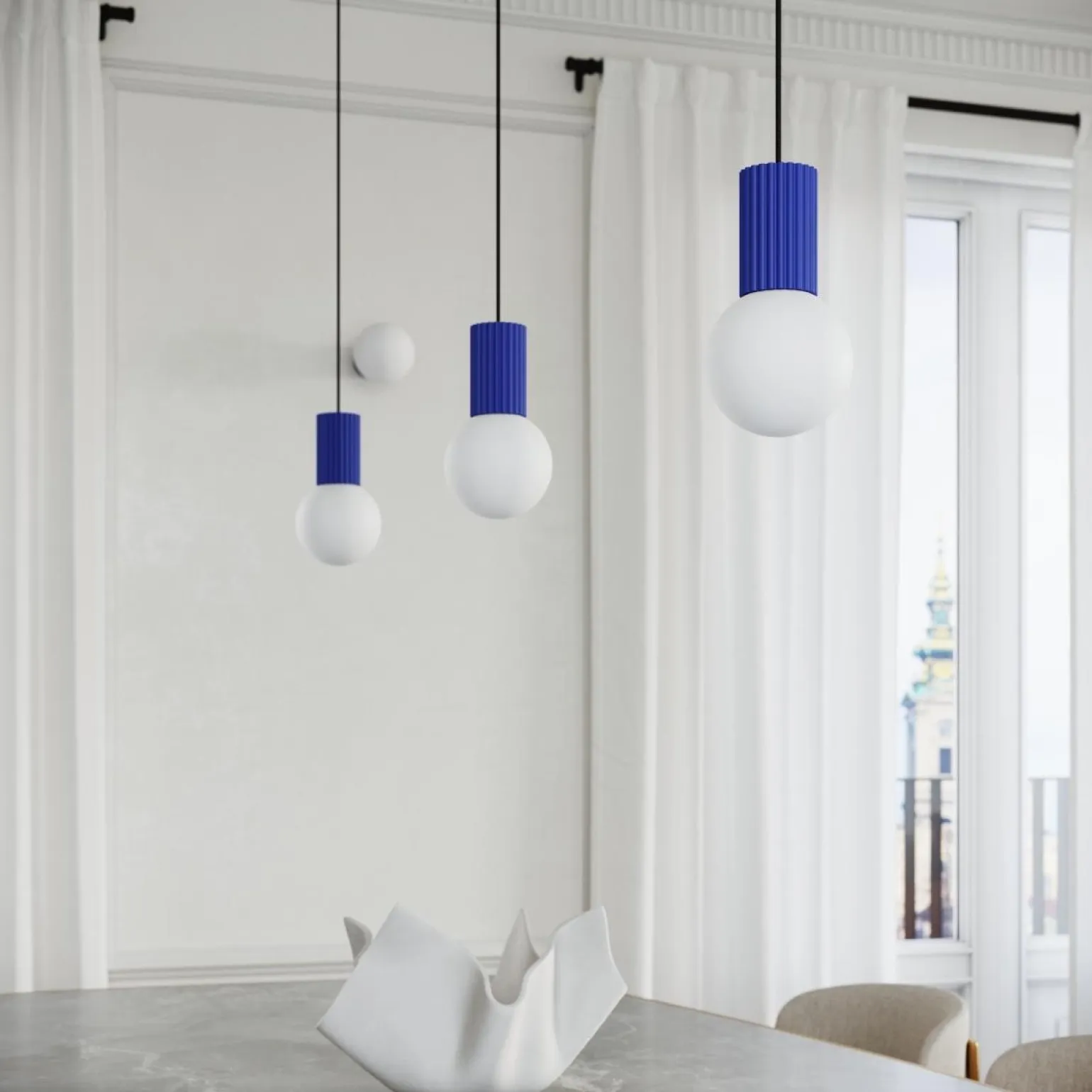 Lampa biurkowa HALO ultramaryna (SL.1741) - Sollux Lighting