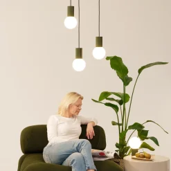Lampa biurkowa HALO zielona oliwka (SL.1726) - Sollux Lighting
