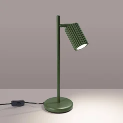 Lampa biurkowa KARBON zielona oliwka (SL.1624) - Sollux Lighting
