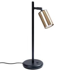 Lampa biurkowa WINX czarny/złoty (SL.1389) - Sollux Lighting