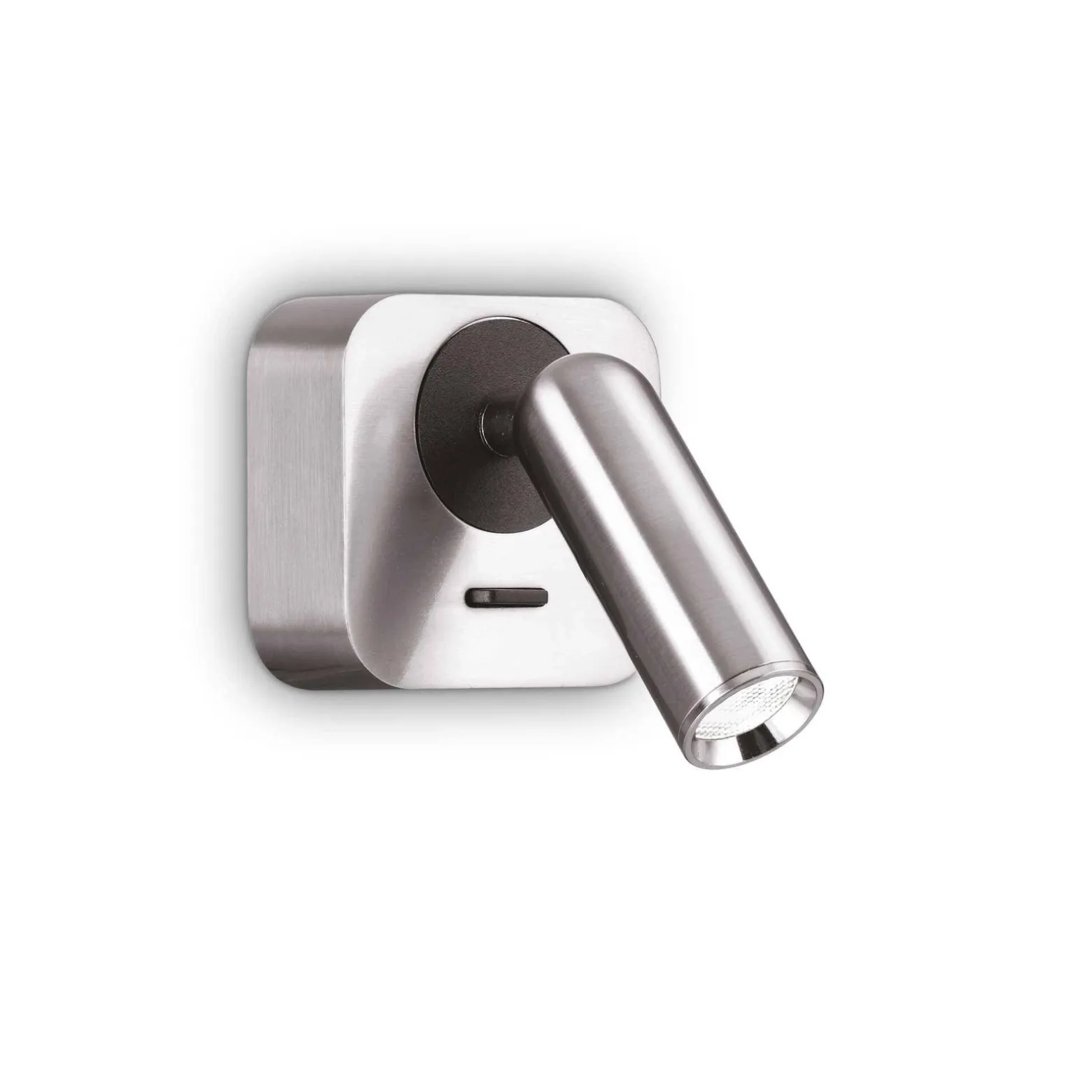 Lampa ścienna / Kinkiet BEAN Nikiel (BEAN_AP_SQUARE_NICKEL) - Ideal Lux