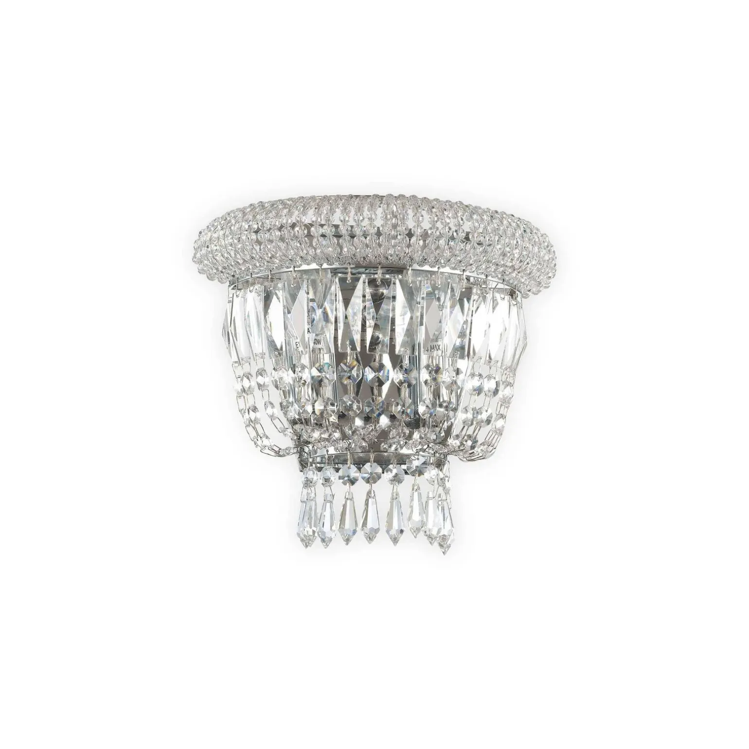 Lampa ścienna / Kinkiet DUBAI Chrom (DUBAI_AP2_CROMO) - Ideal Lux