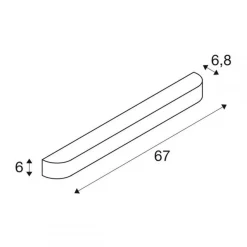 Lampa ścienna Arlina 60 (1002239) - SLV