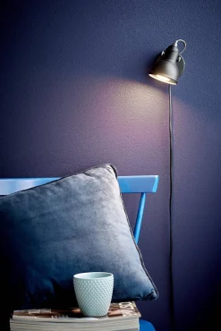 Lampa ścienna ASLAK Nordlux GU10 35W Metal Czarny