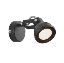 Lampa ścienna ASLAK Nordlux GU10 35W Metal Czarny