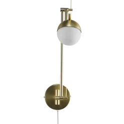Lampa ścienna CONTINA Nordlux G9 5W Metal Mosiądz