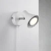 Lampa ścienna EIK Nordlux GU10 35W Metal Biały