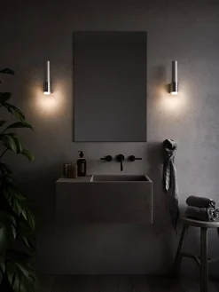 Lampa ścienna HELVA Nordlux LED Tworzywo sztuczne Chrom