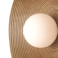 Lampa ścienna ILUSIONI beżowa 26 cm (ST-F059 COFFEE) - Step into Design