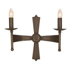 Lampa ścienna, kinkiet CROMWELL kol. STARY BRĄZ (CW2 OLD BRZ) - Elstead Lighting