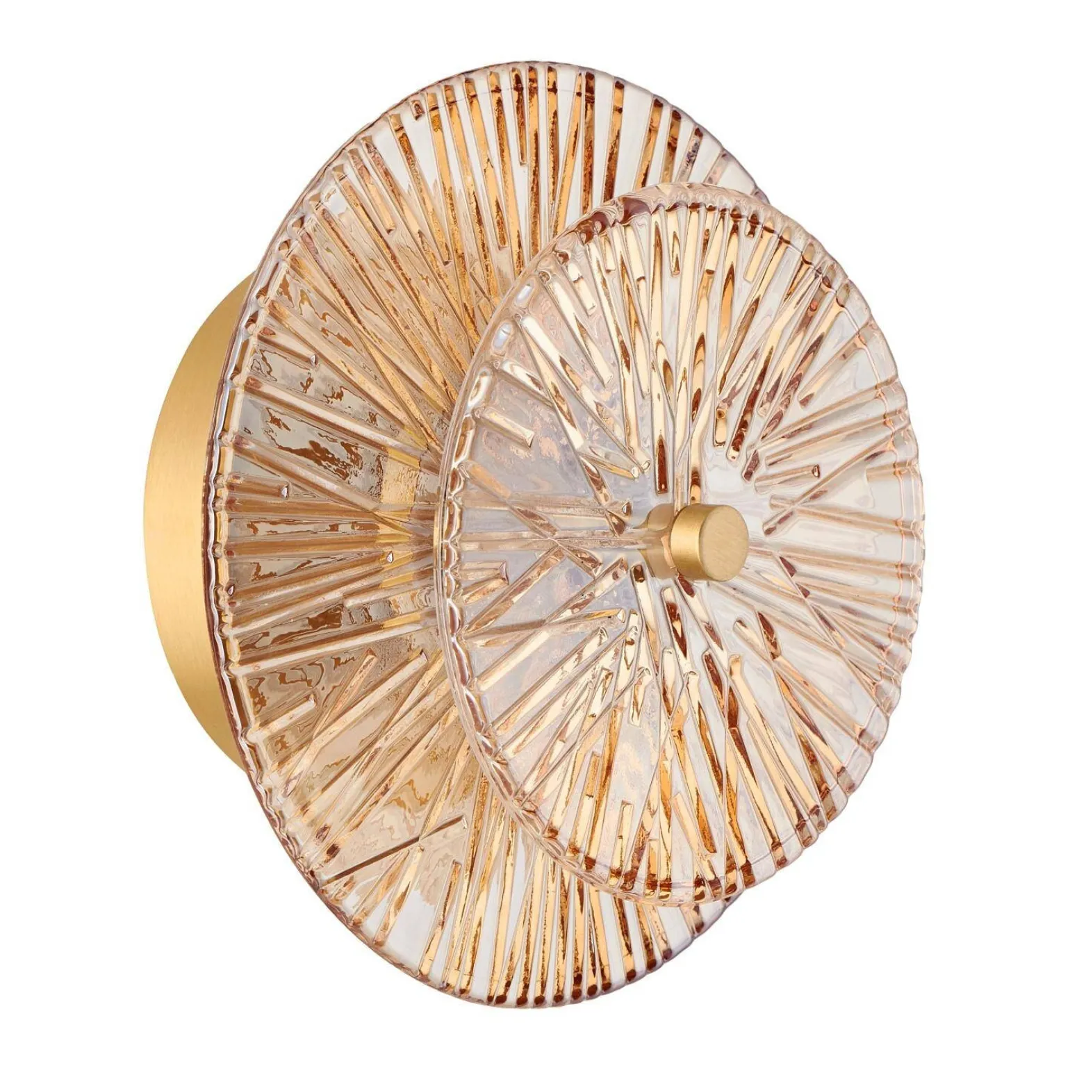 Lampa ścienna LUXIO LED bursztynowa 20 cm (ST-3315-2 copper) - Step into Design