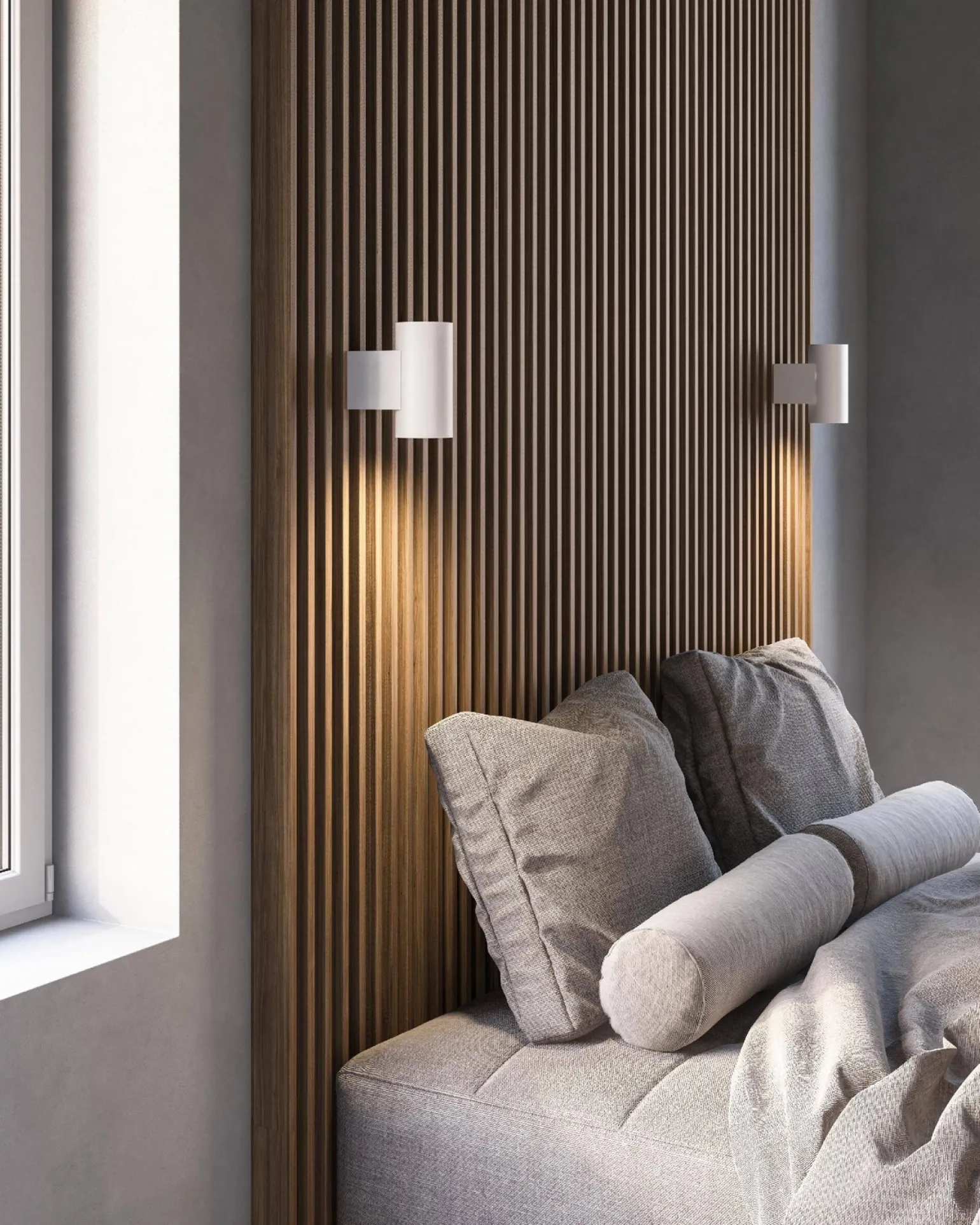 Lampa ścienna MONA Nordlux LED Szkło Biały