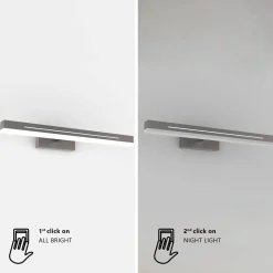 Lampa ścienna OTIS Nordlux LED Aluminium Chrom