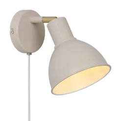 Lampa ścienna POP Nordlux E27 18W Metal Beżowy