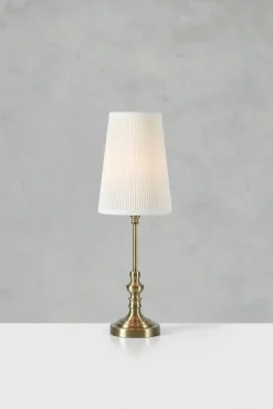 Lampa na komodę NOBLE Table 1L 56cm Offwhite/Antique Brass (108969) Markslojd