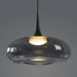 Lampa nad stół z płynną regulacją wysokości POSH SZARA (15692-15) - Paul Neuhaus