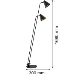 Lampa podłogowa 2 pł. AVALONE (7077) - Argon