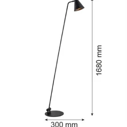 Lampa podłogowa 1 pł. AVALONE (8003) - Argon