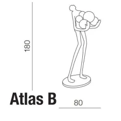 Lampa Podłogowa ATLAS B (AZ4985) - Azzardo