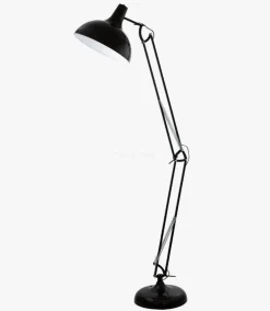 Lampa podłogowa BORGILLIO czarna (94698 - EGLO)