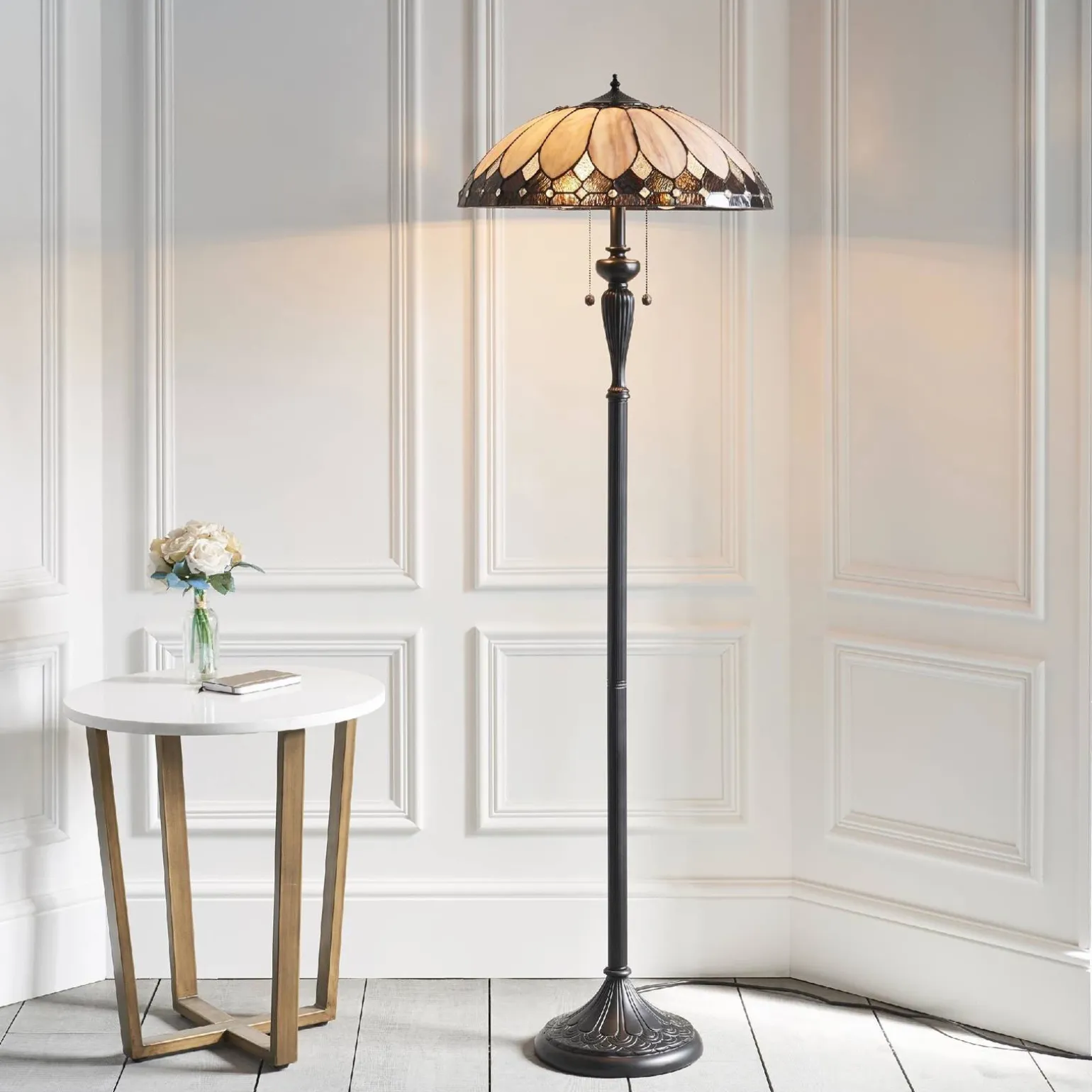 Lampa Podłogowa Brooklyn (63972) Tiffany