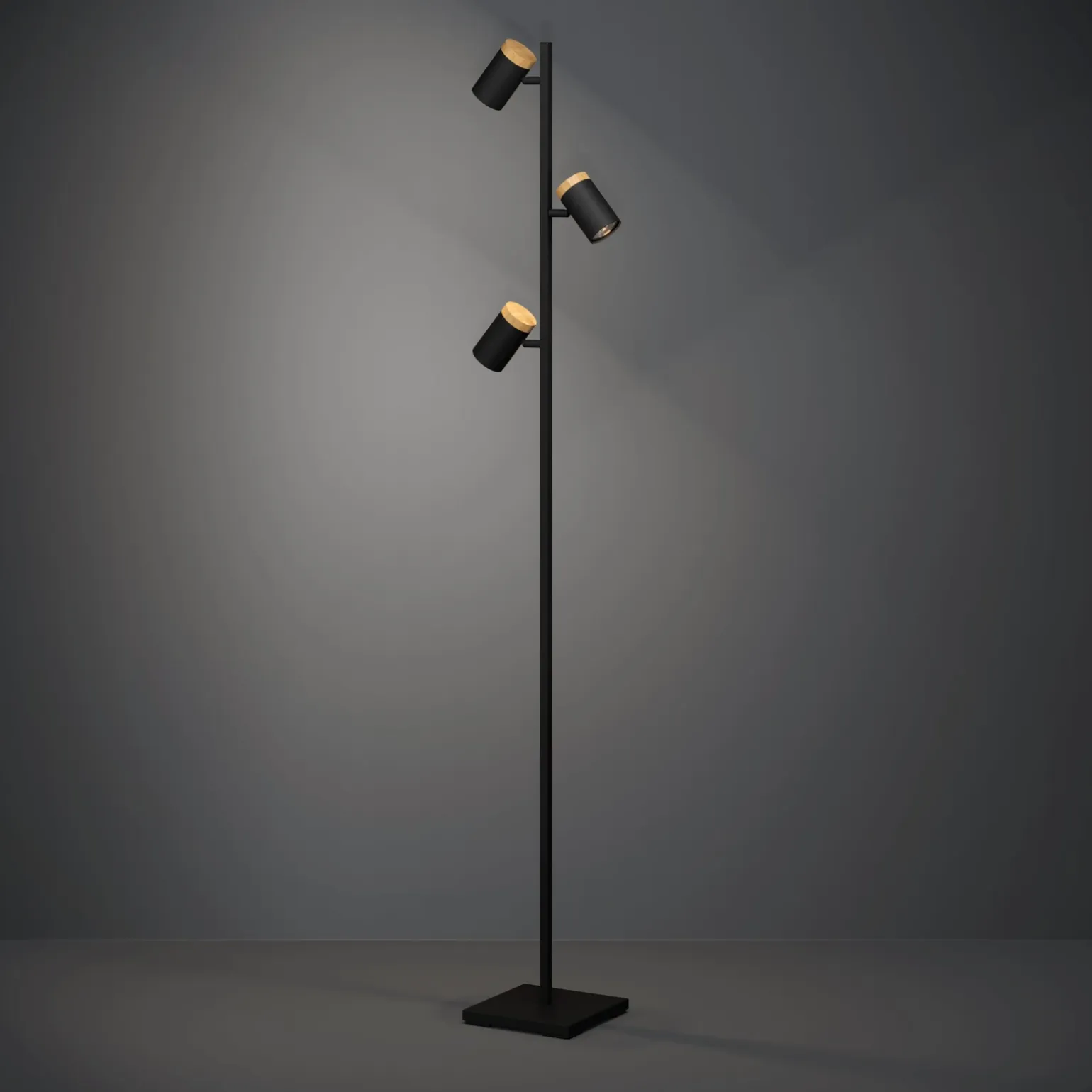 Lampa Podłogowa CARTAGENA czarna (390071) - EGLO