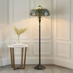 Lampa Podłogowa Dragonfly blue (64069) Tiffany