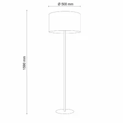 Lampa podłogowa EARTH szaro-zielona (5476) - TK Lighting