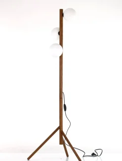 Lampa podłogowa ESTERA WOOD ORZECH 3 PŁ (16045) - TK Lighting
